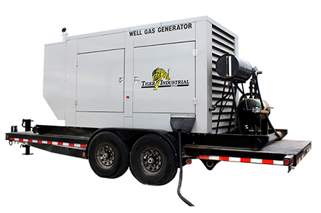 Tiger Industrial Rentals 130 KW Well Gas / LP Generator