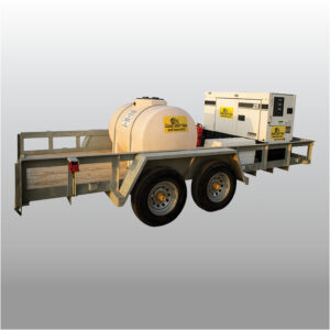 Tiger Industrial Rentals Generator with Water Tank Combo