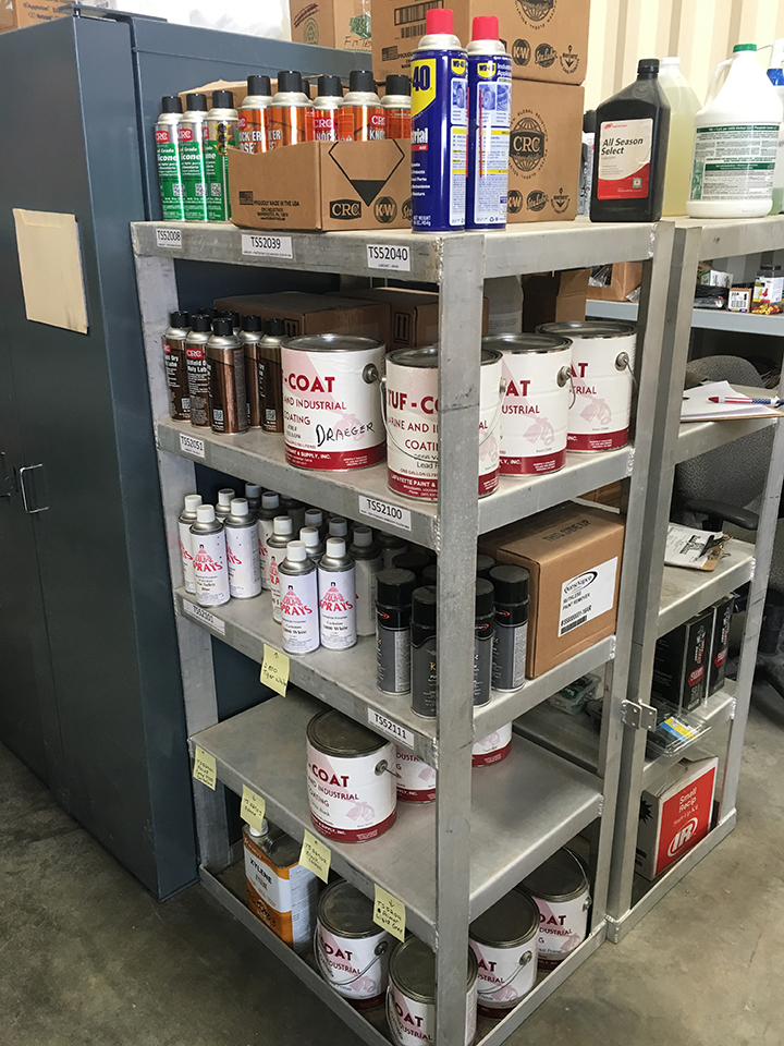 6S Shelf Organization