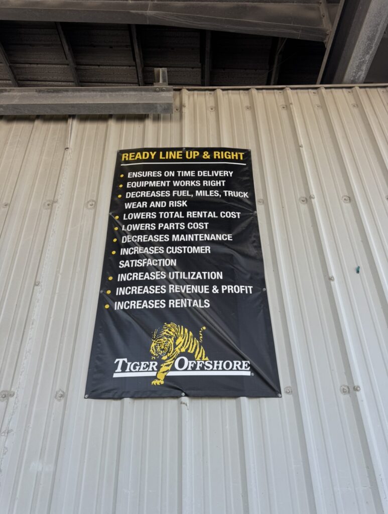 Ready Line Up and Right Banner